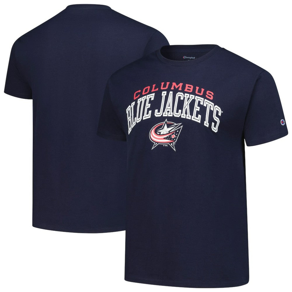 Columbus Blue Jackets Champion Primary Logo T-Shirt - Navy | NHL online