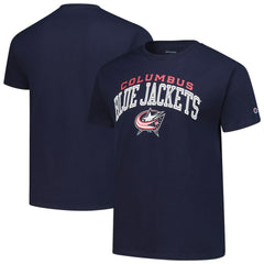 Columbus Blue Jackets Champion Primary Logo T-Shirt - Navy | NHL online