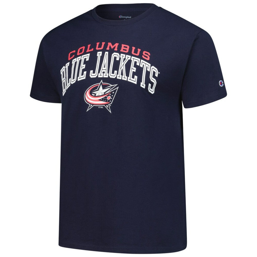 Columbus Blue Jackets Champion Primary Logo T-Shirt - Navy | NHL online