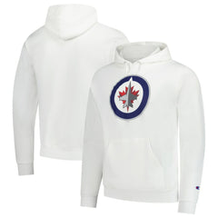 Winnipeg Jets Champion Primary Logo 1-Hit Pullover Hoodie - White | NHL sale