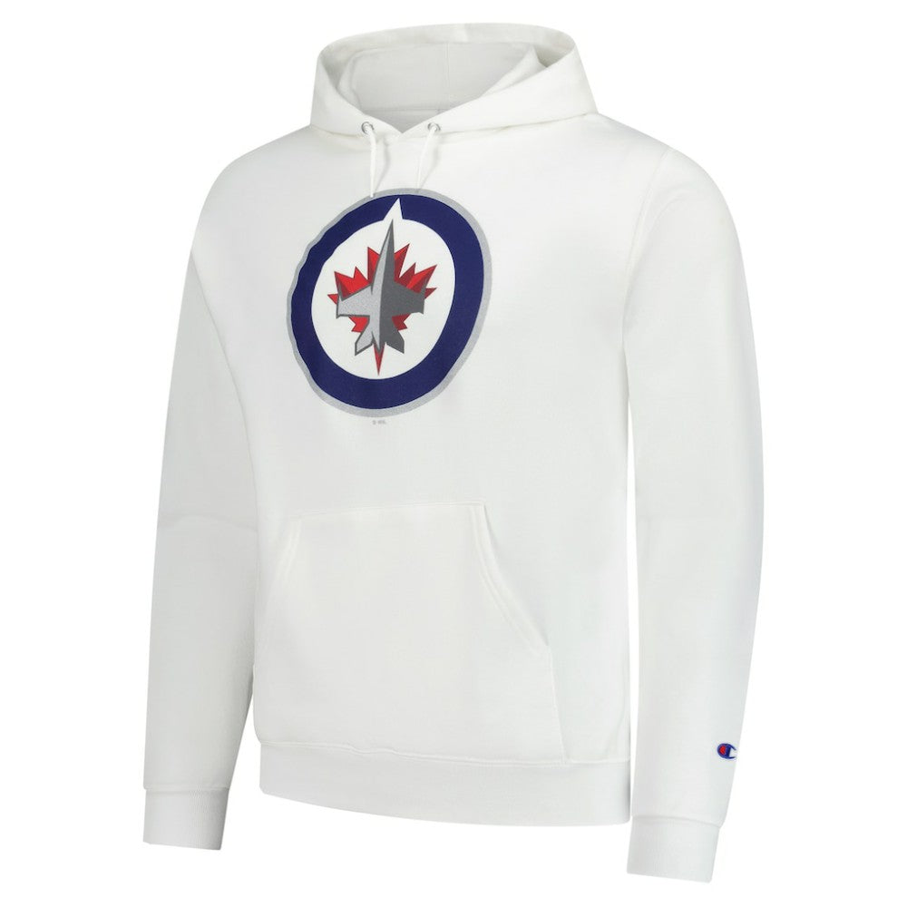 Winnipeg Jets Champion Primary Logo 1-Hit Pullover Hoodie - White | NHL sale