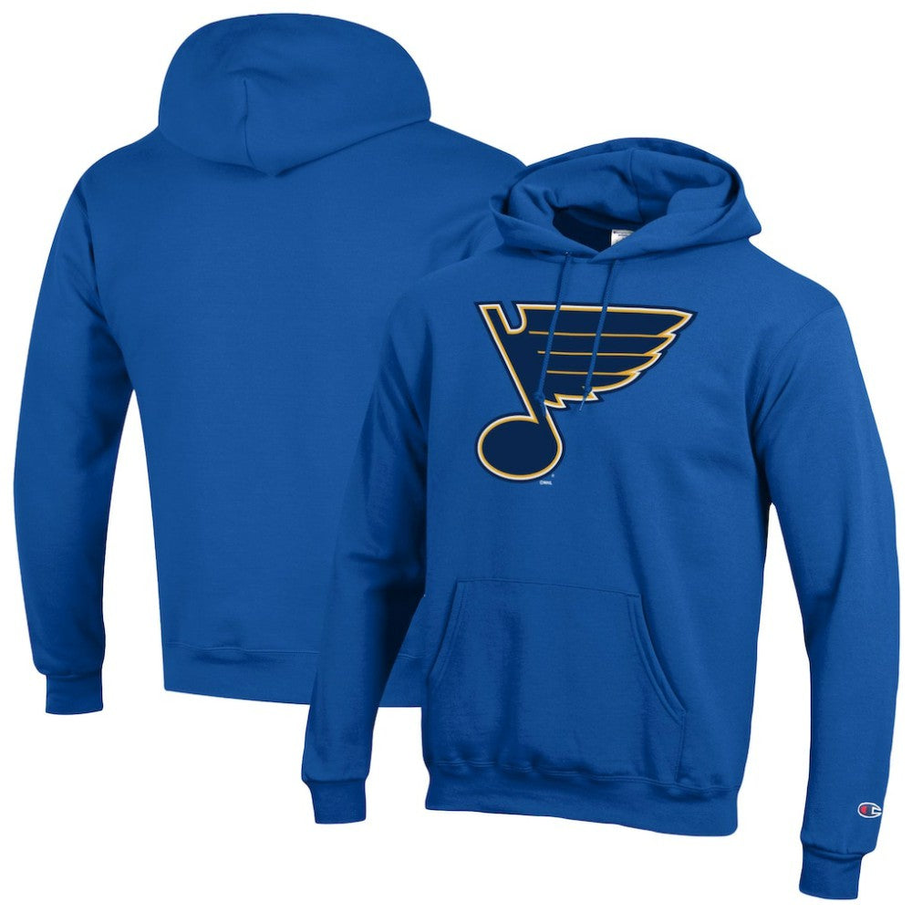 St. Louis Blues Champion Primary Logo 1-Hit Pullover Hoodie - Blue | NHL near me