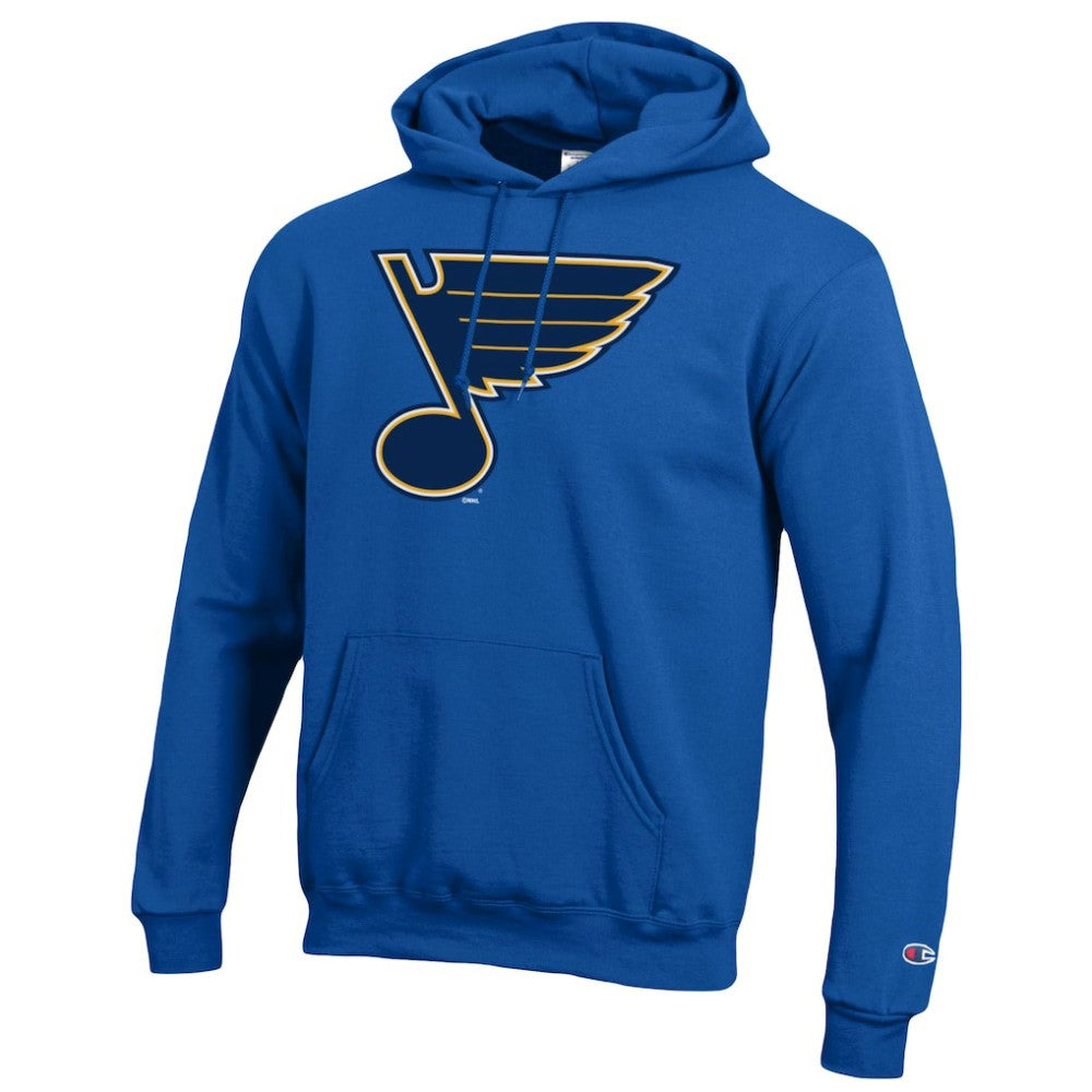 St. Louis Blues Champion Primary Logo 1-Hit Pullover Hoodie - Blue | NHL near me