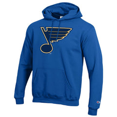 St. Louis Blues Champion Primary Logo 1-Hit Pullover Hoodie - Blue | NHL near me