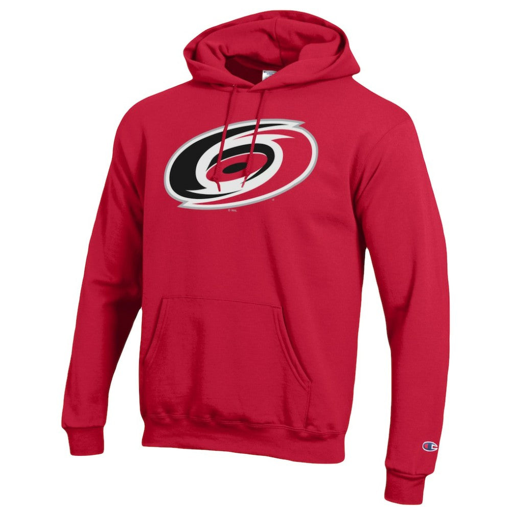 Carolina Hurricanes Champion Primary Logo 1-Hit Pullover Hoodie - Red | NHL sale