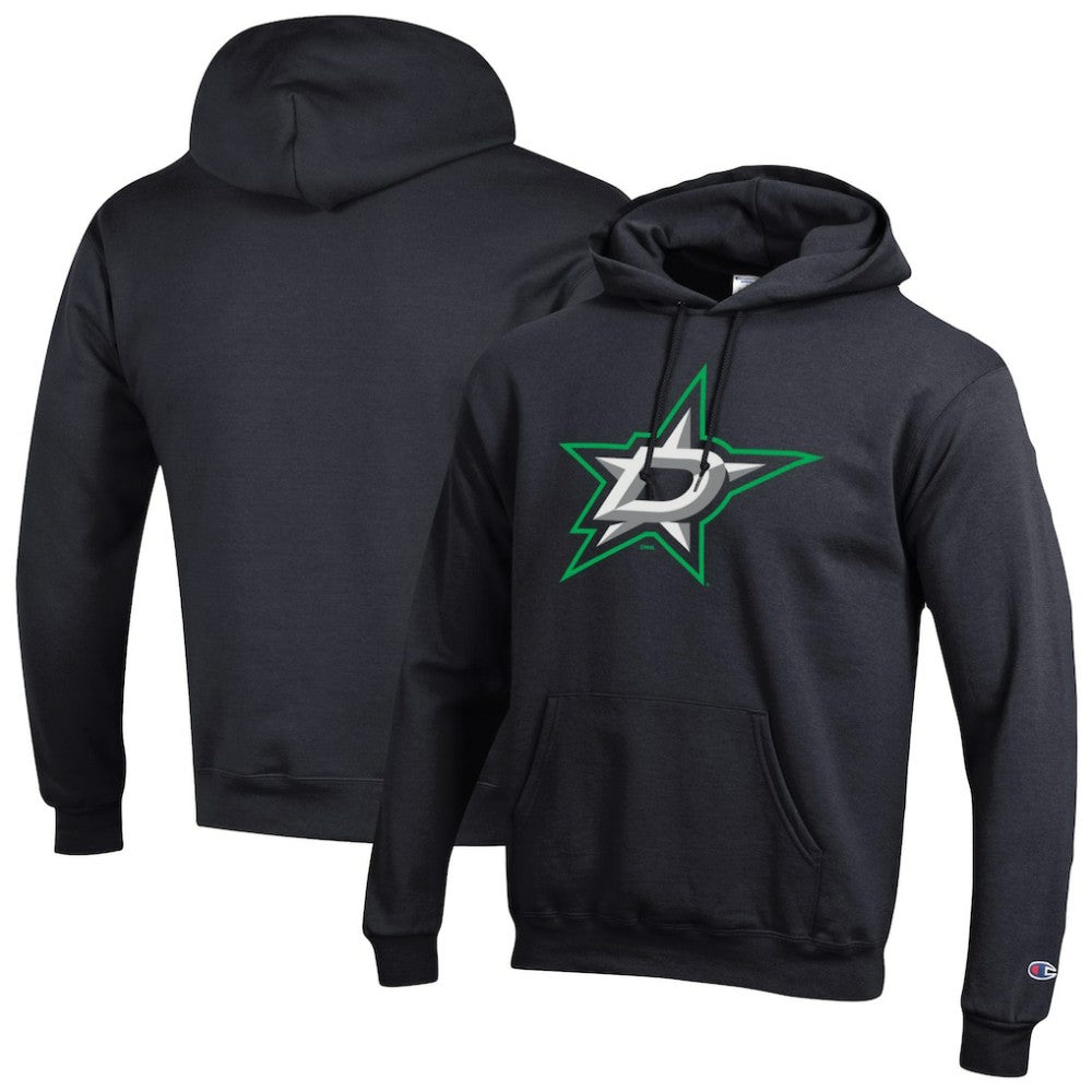 Dallas Stars Champion Primary Logo 1-Hit Pullover Hoodie - Black | NHL sale