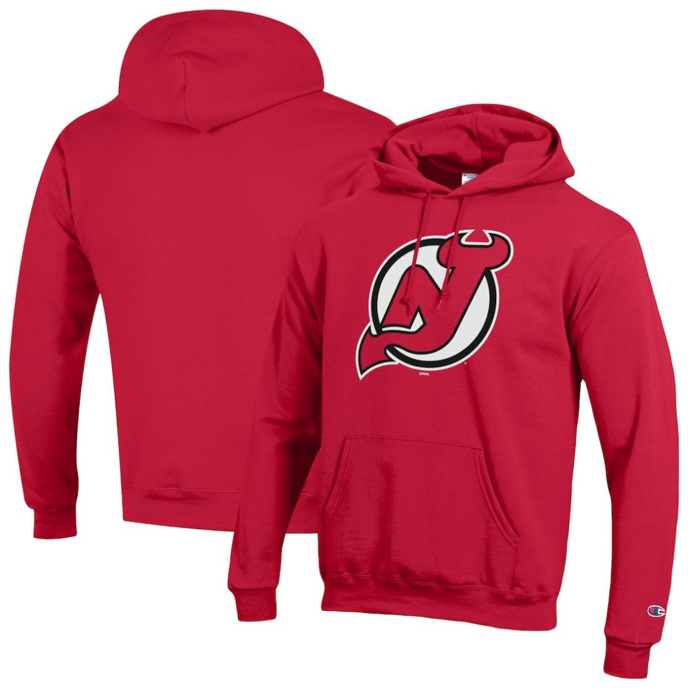 New Jersey Devils Champion Primary Logo 1-Hit Pullover Hoodie - Red | NHL sale
