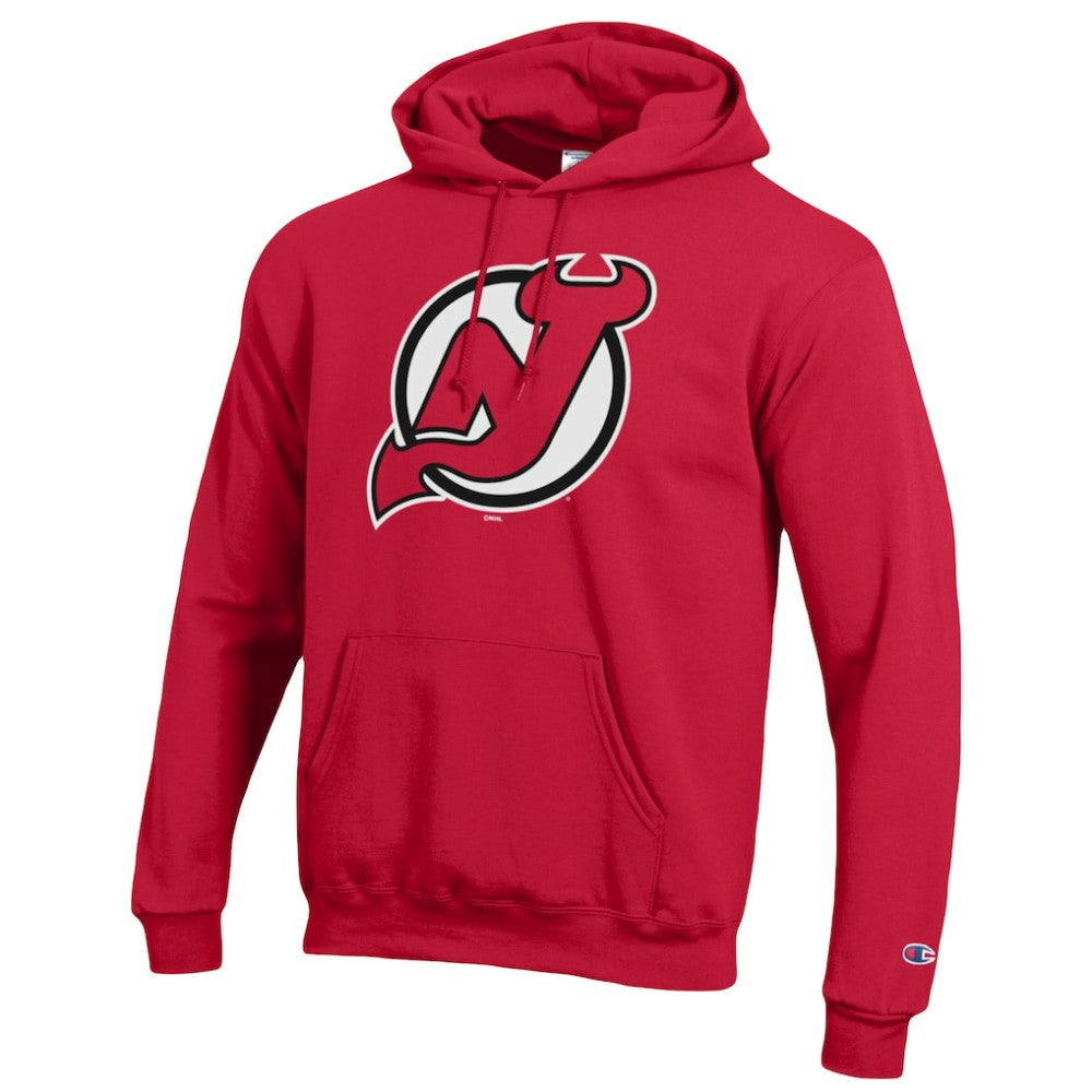 New Jersey Devils Champion Primary Logo 1-Hit Pullover Hoodie - Red | NHL sale
