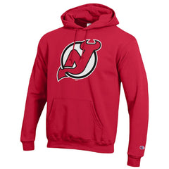 New Jersey Devils Champion Primary Logo 1-Hit Pullover Hoodie - Red | NHL sale