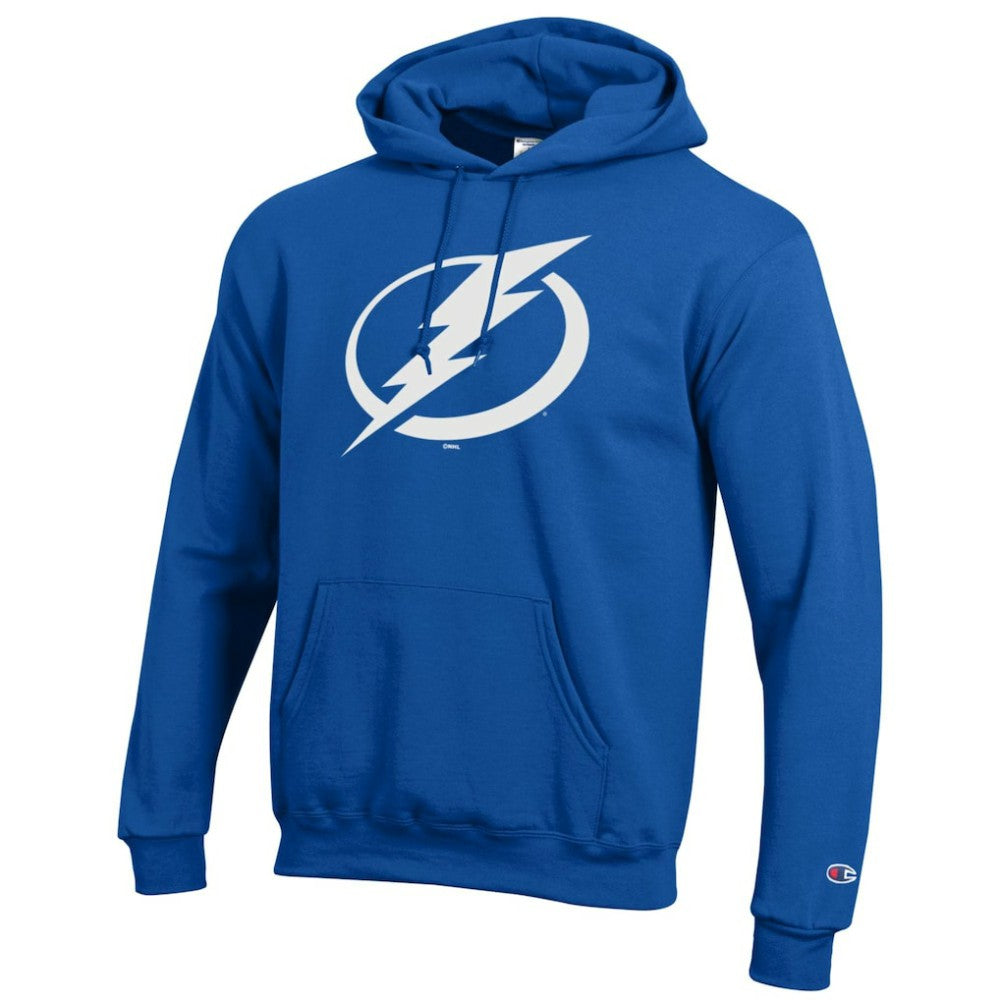 Tampa Bay Lightning Champion Primary Logo 1-Hit Pullover Hoodie - Blue | NHL on sale
