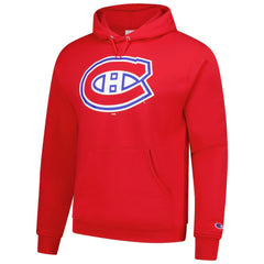 Montreal Canadiens Champion Primary Logo 1-Hit Pullover Hoodie - Red | NHL near me