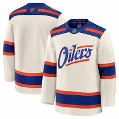 Edmonton Oilers Fanatics Alternate Premium Jersey - Light Beige | Fanatics online