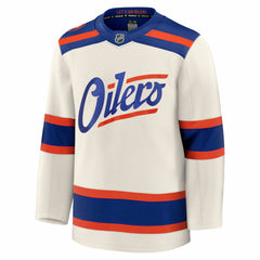 Edmonton Oilers Fanatics Alternate Premium Jersey - Light Beige | Fanatics online