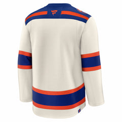Edmonton Oilers Fanatics Alternate Premium Jersey - Light Beige | Fanatics online
