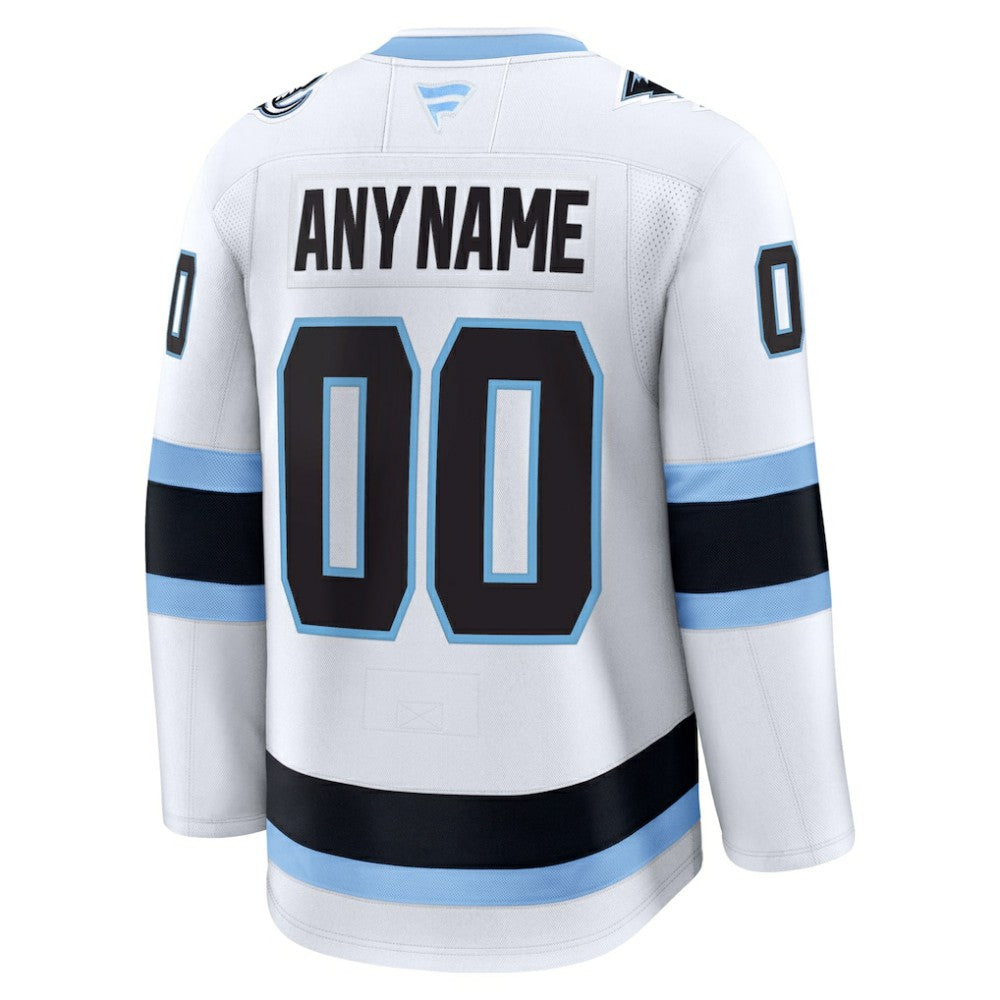 Utah Mammoth Fanatics Away Premium Custom Jersey - White | Fanatics on sale