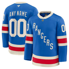New York Rangers Fanatics Centennial Premium Custom Jersey - Blue | Fanatics Lifestyle
