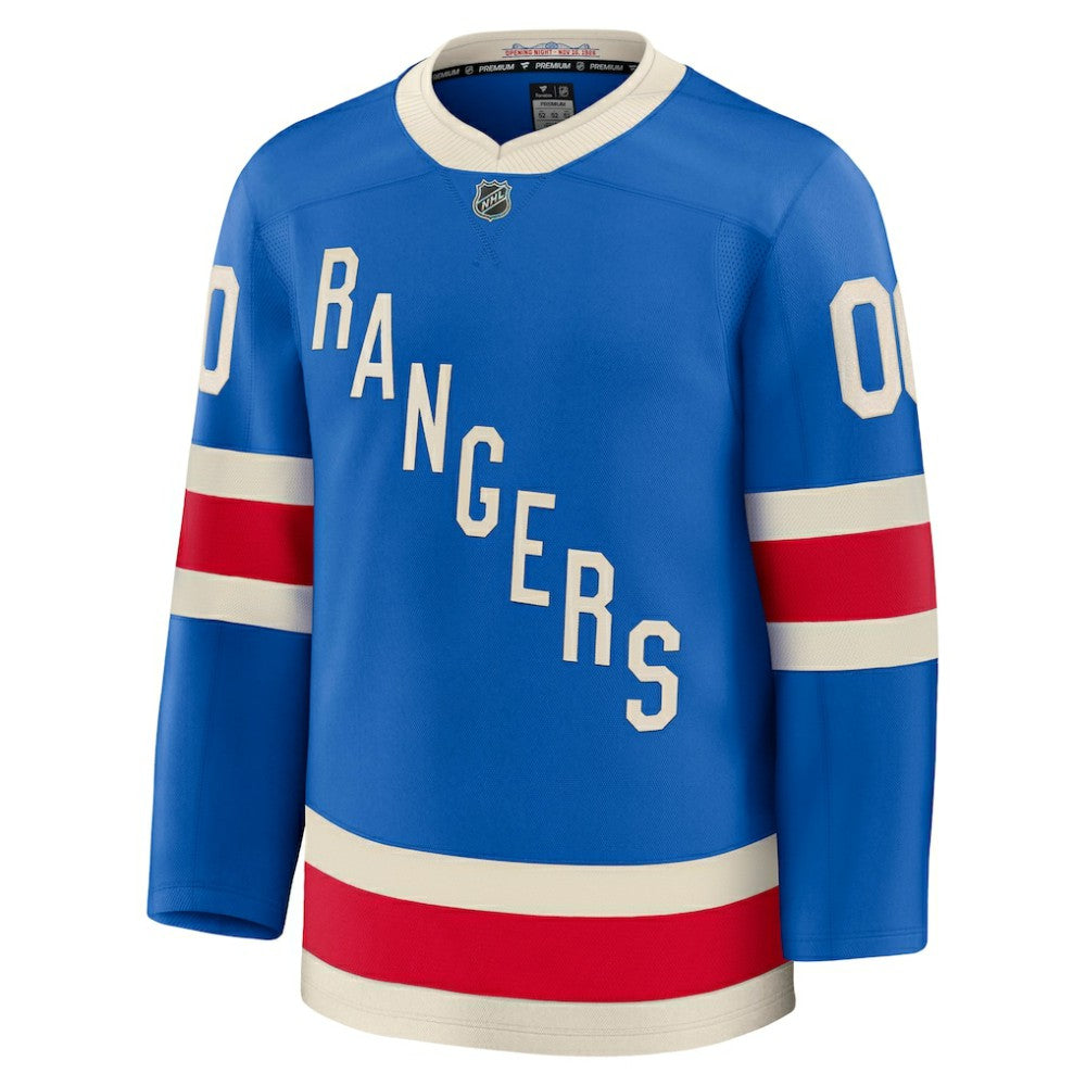 New York Rangers Fanatics Centennial Premium Custom Jersey - Blue | Fanatics Lifestyle