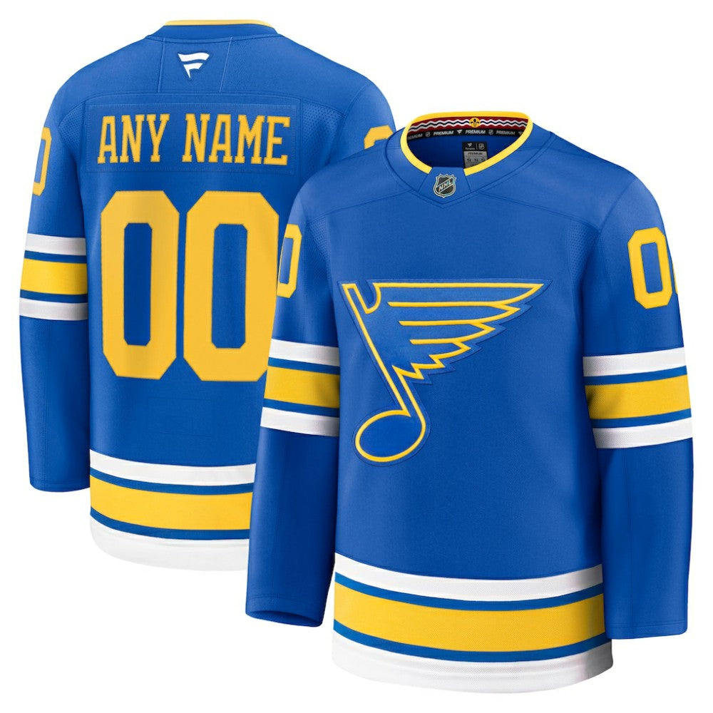 St. Louis Blues Fanatics Home Premium Custom Jersey - Blue | Fanatics Clearance