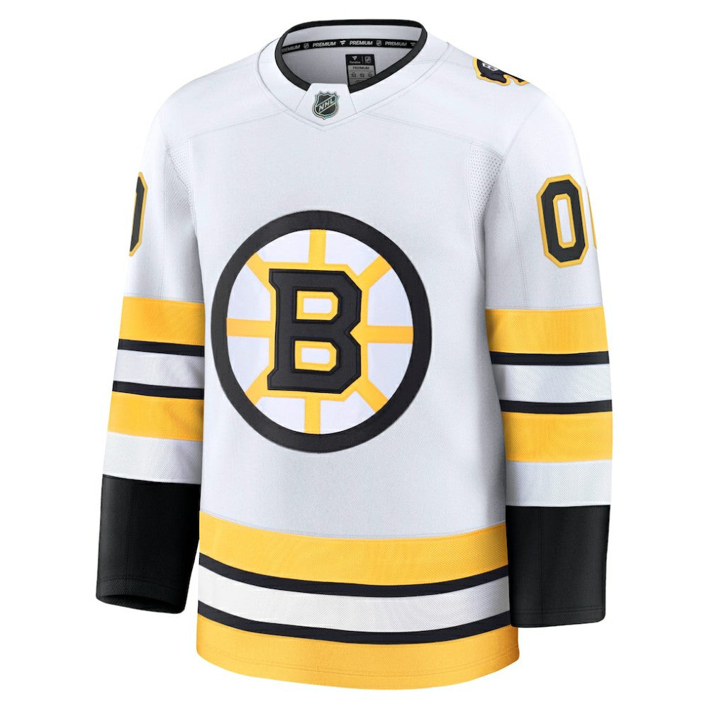 Boston Bruins Fanatics Away Premium Custom Jersey - White | Fanatics online