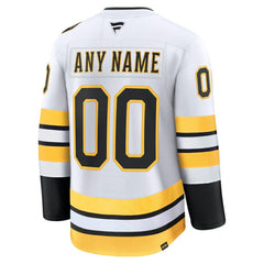 Boston Bruins Fanatics Away Premium Custom Jersey - White | Fanatics online