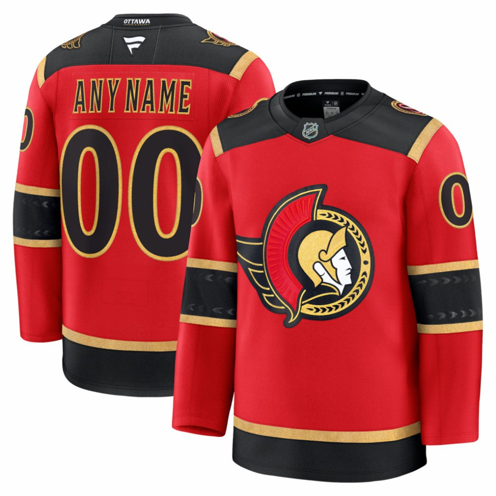 Ottawa Senators Fanatics Alternate Custom Premium Jersey - Red | Fanatics Clearance
