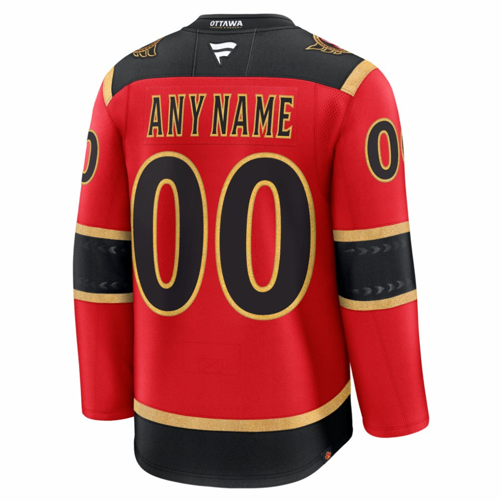 Ottawa Senators Fanatics Alternate Custom Premium Jersey - Red | Fanatics Clearance