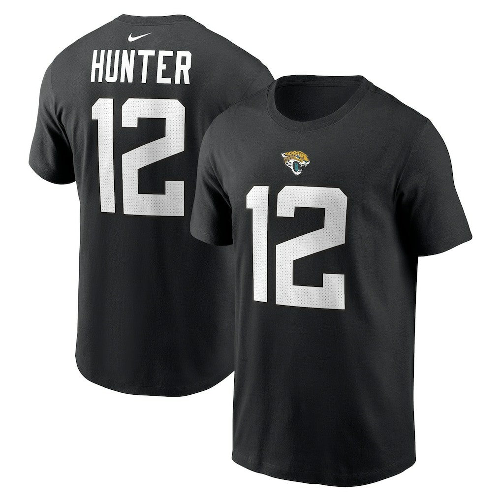 Travis Hunter Jacksonville Jaguars Name & Number T-Shirt - Black - Nike