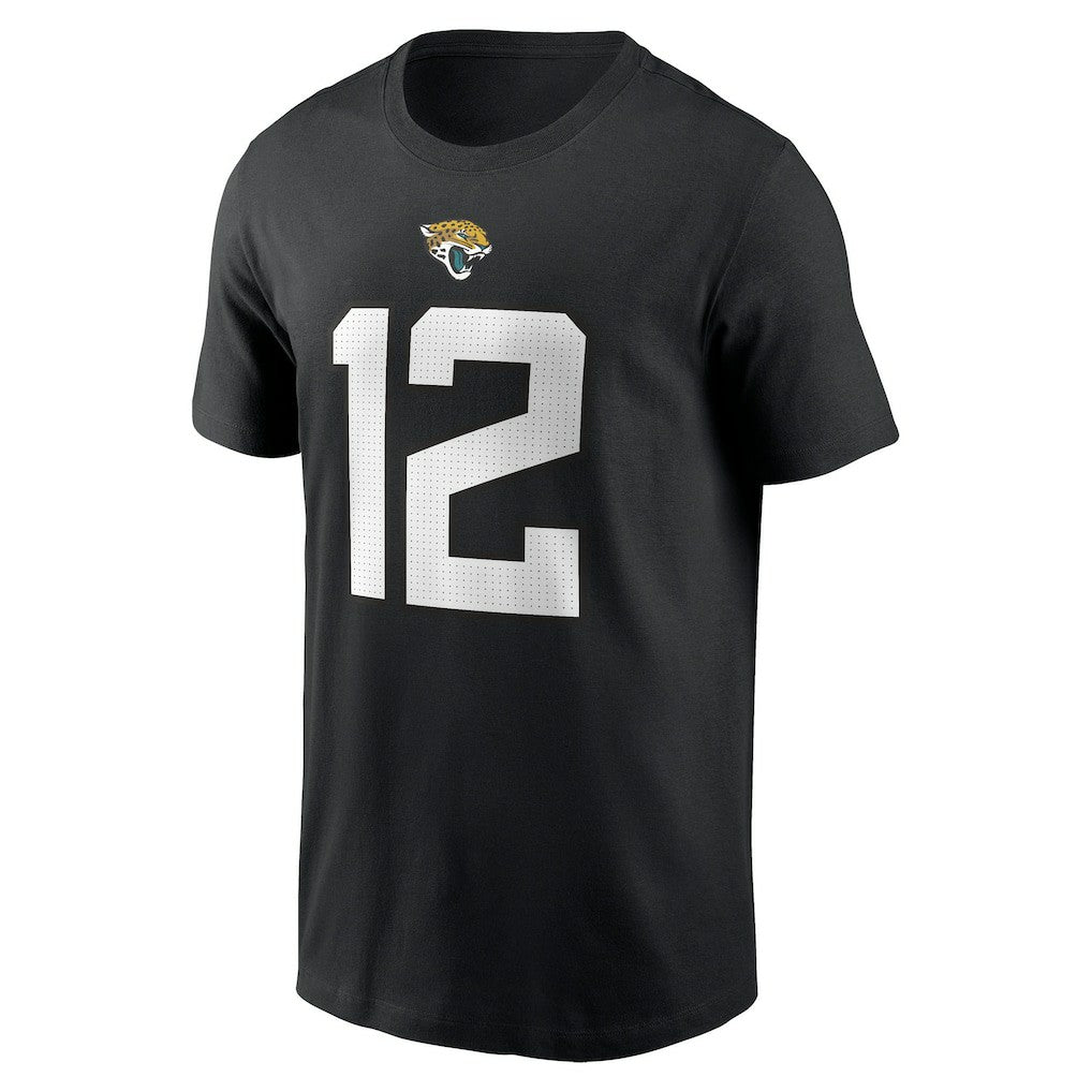 Travis Hunter Jacksonville Jaguars Name & Number T-Shirt - Black - Nike