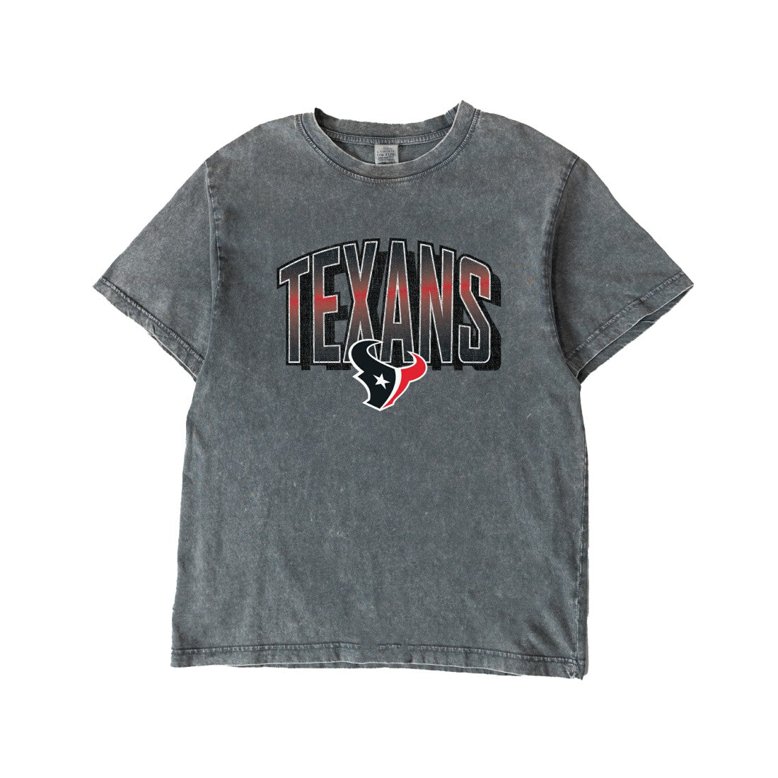 Houston Texans Gameday Couture Women's Peak Performance Oversized Snow Wash T-Shirt - Gray - NFL