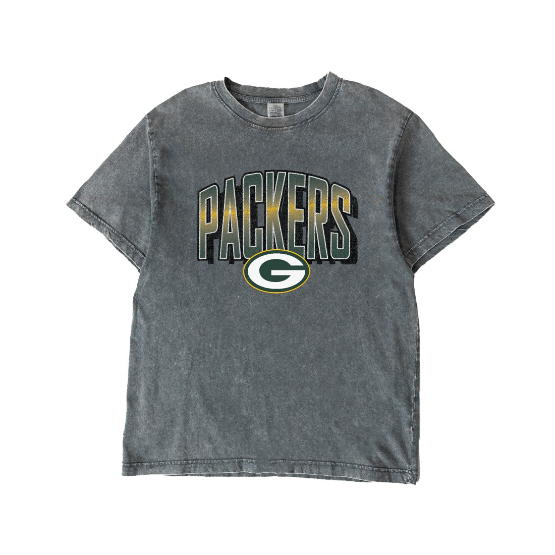 Green Bay Packers Gameday Couture Women's Peak Performance Oversized Snow Wash T-Shirt - Gray - NFL