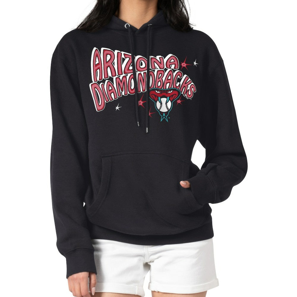 Arizona Diamondbacks Starter Women's Fireworks Fleece Tri-Blend Pullover Hoodie Sale