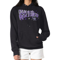 Colorado Rockies Starter Women's Fireworks Fleece Tri-Blend Pullover Hoodie Near Me