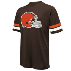 Shedeur Sanders Cleveland Browns Majestic Threads 2025 NFL Draft Oversized T-Shirt - Brown - NFL