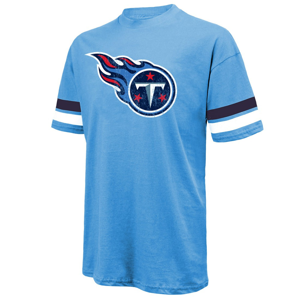 Cam Ward Tennessee Titans Majestic Threads 2025 NFL Draft First Round Pick Oversized T-Shirt - Light Blue - NFL