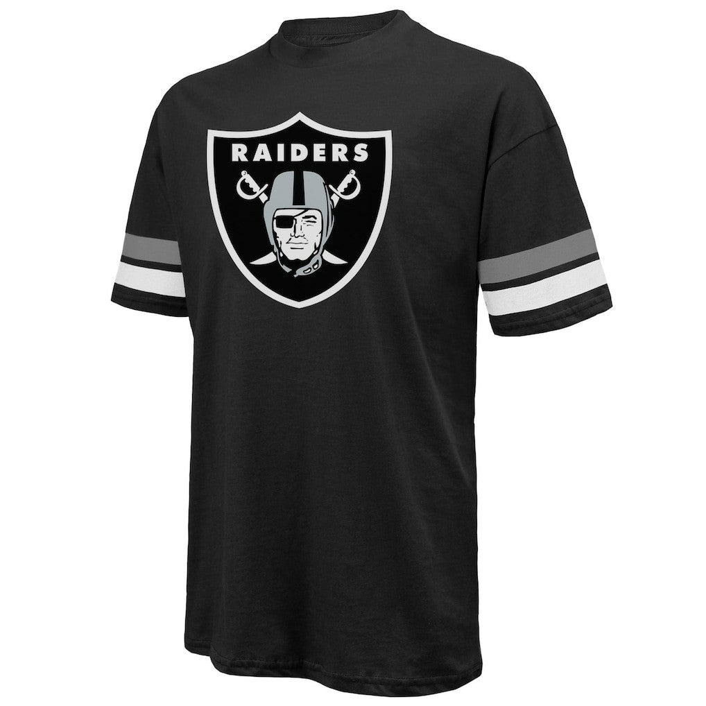 Ashton Jeanty Las Vegas Raiders Majestic Threads 2025 NFL Draft First Round Pick Oversized T-Shirt - Black - NFL