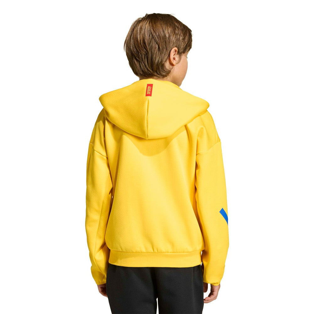 Adidas - Club America Youth 2025/26 Club Anthem Full-Zip Hoodie Jacket - Yellow