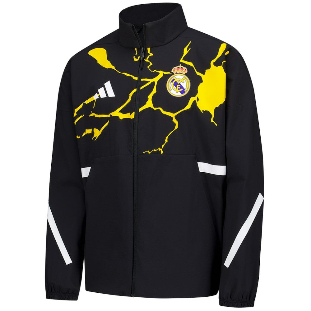 Adidas - Real Madrid x Marvel Youth Anthem Full-Zip Jacket - Black