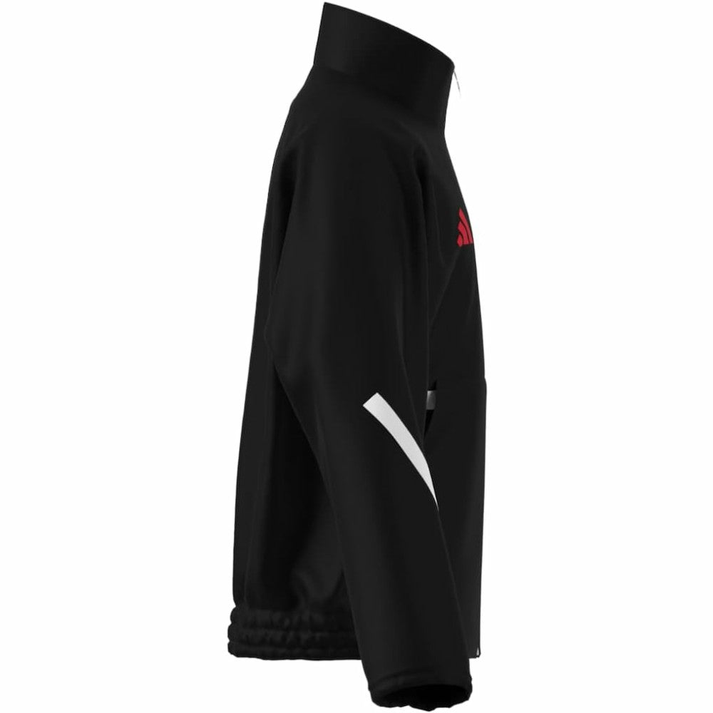 Adidas - Manchester United Youth 2025/26 Club Anthem Full-Zip Jacket - Black
