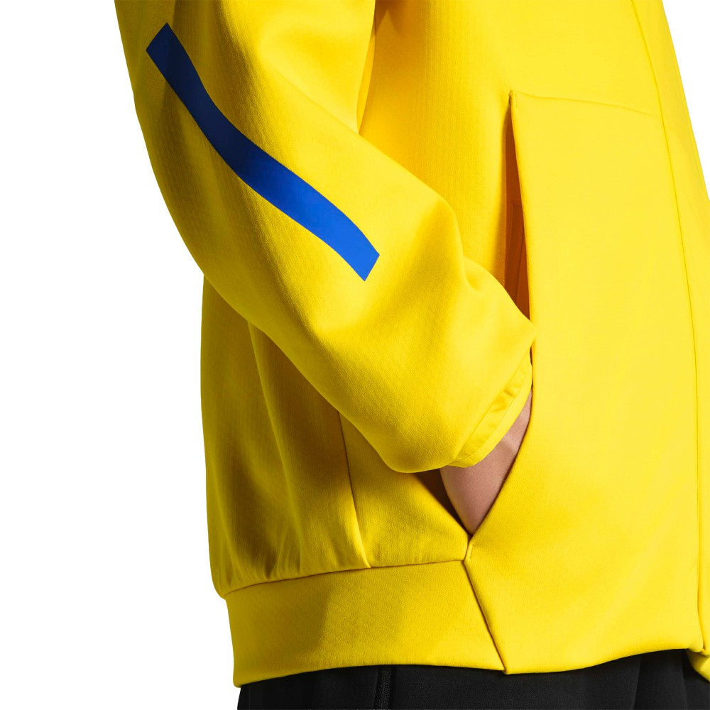 Adidas - Club America 2025/26 Club Anthem Full-Zip Hooded Jacket - Yellow