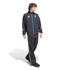 Adidas - Liverpool 2025/26 Club Anthem Full-Zip Jacket - Black