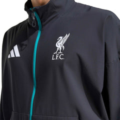 Adidas - Liverpool 2025/26 Club Anthem Full-Zip Jacket - Black