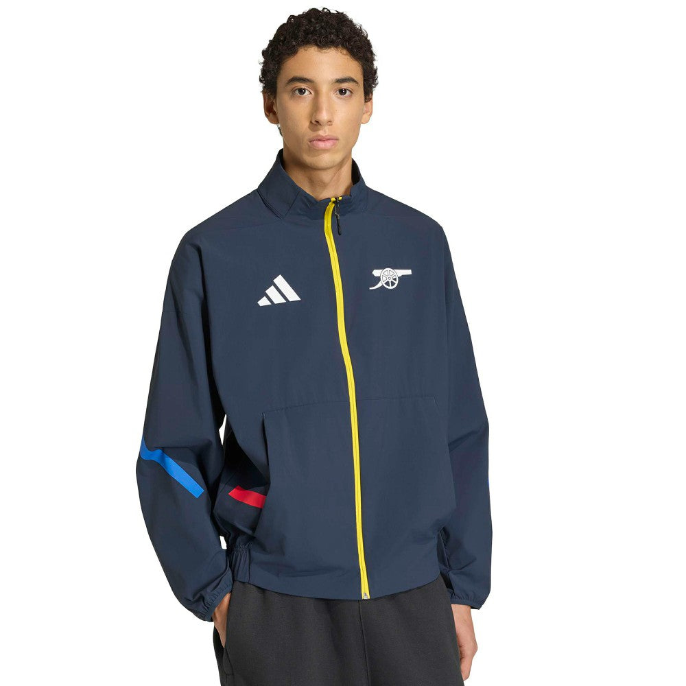 Adidas - Arsenal 2025/26 Club Anthem Full-Zip Jacket - Navy