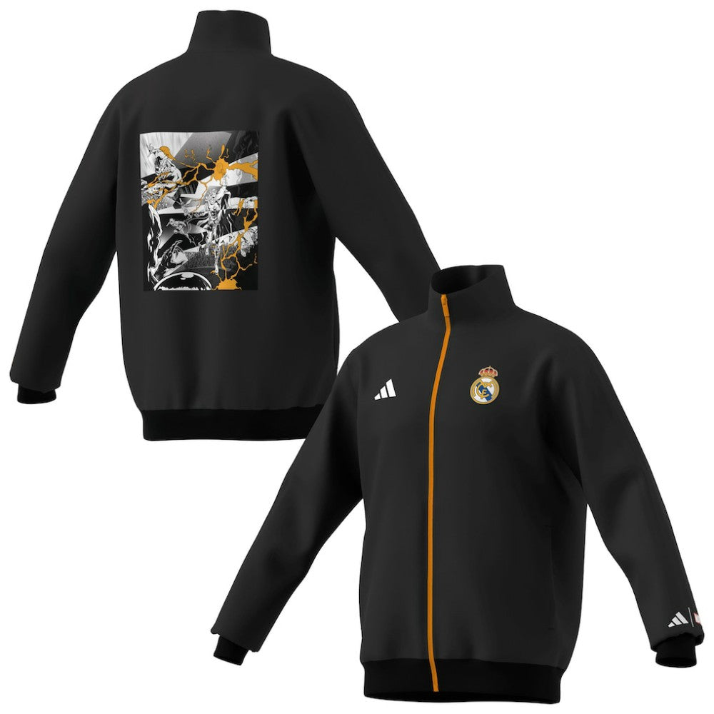Adidas - Real Madrid x Marvel Youth Track Jacket - Black
