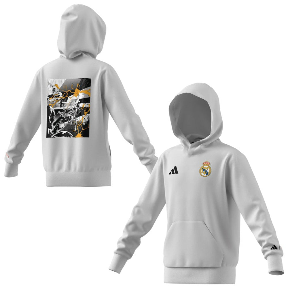 Adidas - Real Madrid x Marvel Youth Hoodie - White