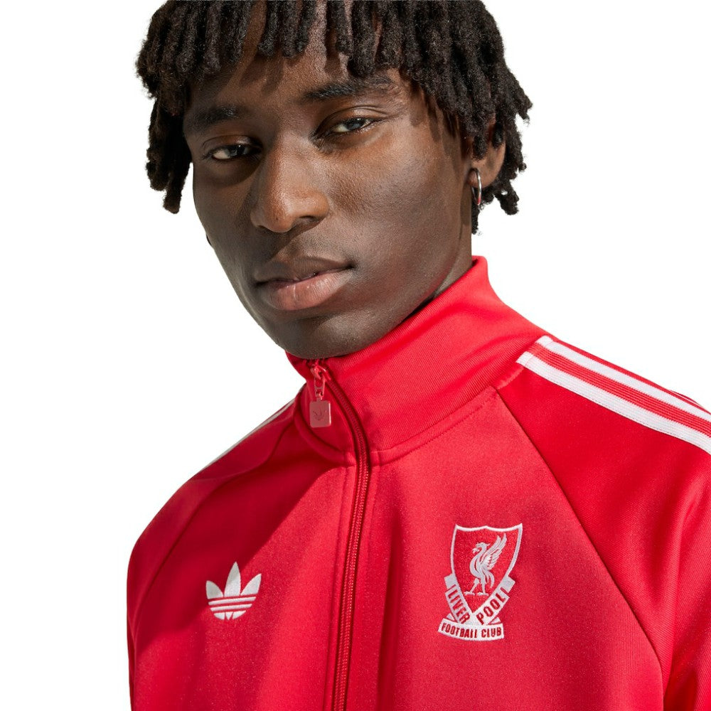 Adidas - Liverpool Originals Culturewear Full-Zip Track Jacket - Red