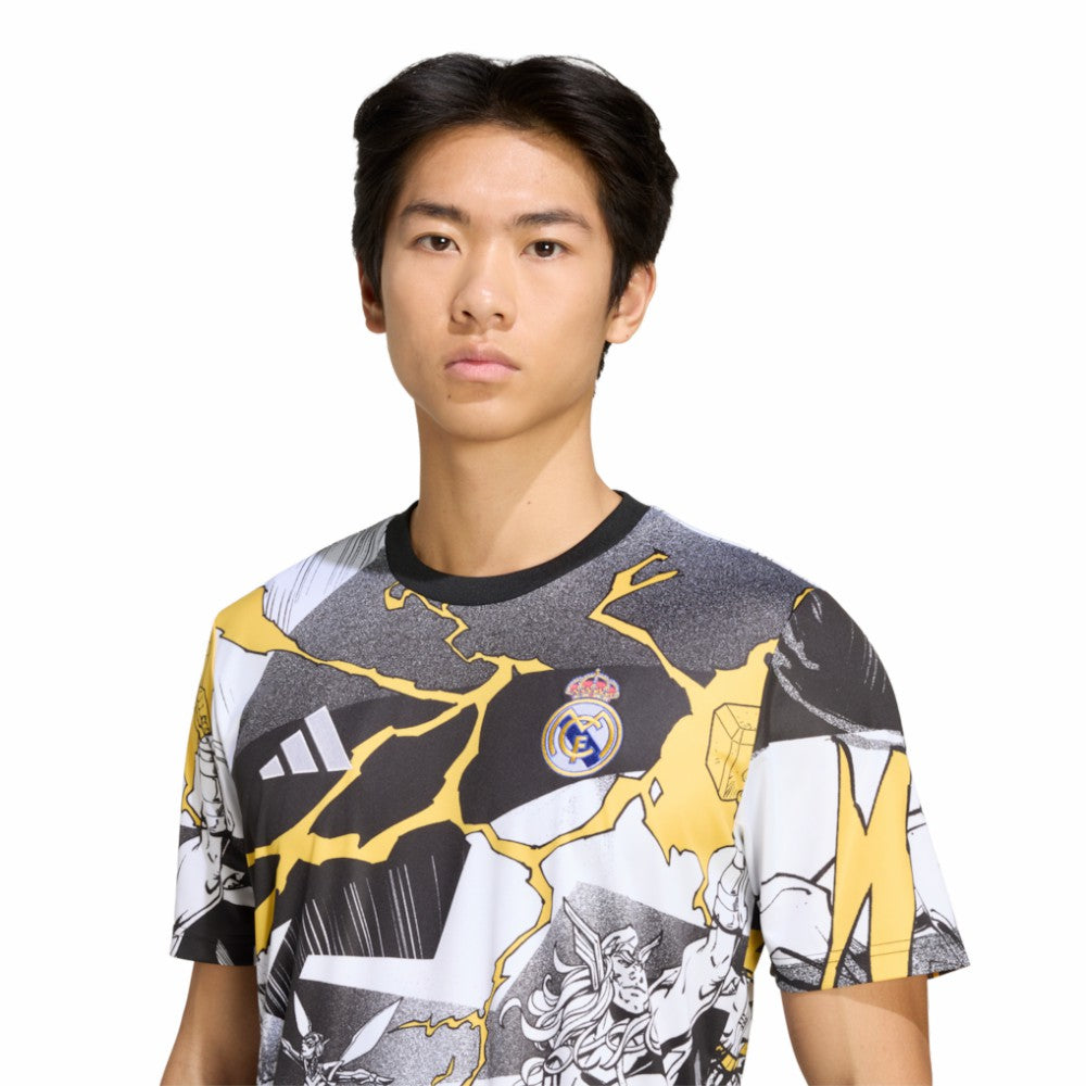 Adidas - Real Madrid x Marvel AEROREADY 2025/26 Pre-Match Top - White