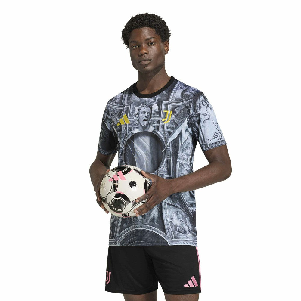 Adidas - Juventus 2025/26 Pre-Match Training Jersey - Black