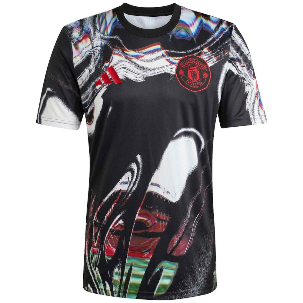 Adidas - Manchester United 2025/26 Pre-Match Training Jersey - Black
