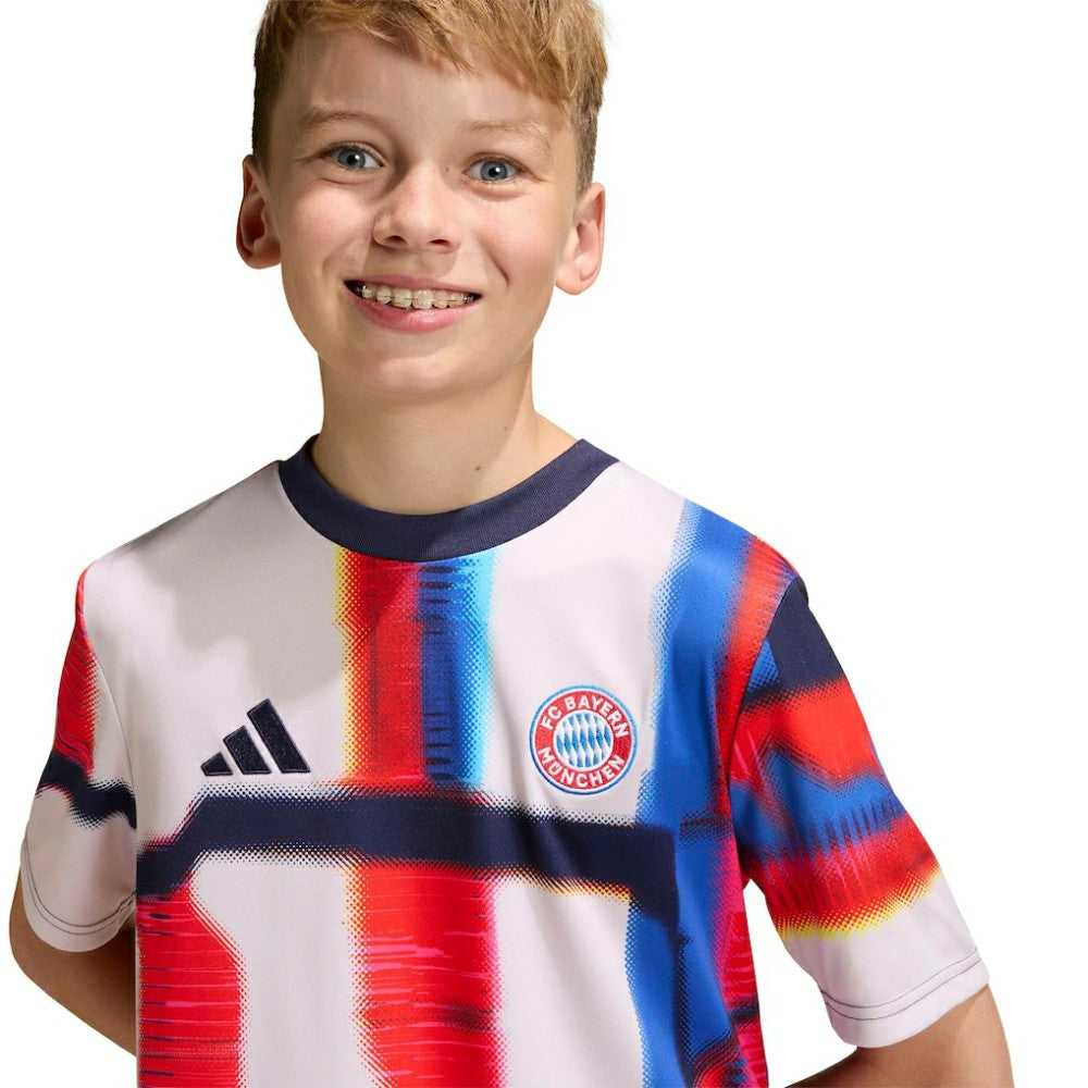 Adidas - Bayern Munich Youth 2025/26 Pre-Match Training Jersey - Navy