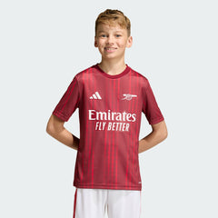 Adidas - Arsenal Youth 2025/26 Pre-Match Training Jersey - Red